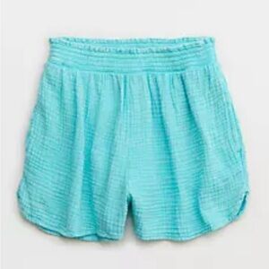 Aerie High Waisted Pool-To-Party Shorts Small